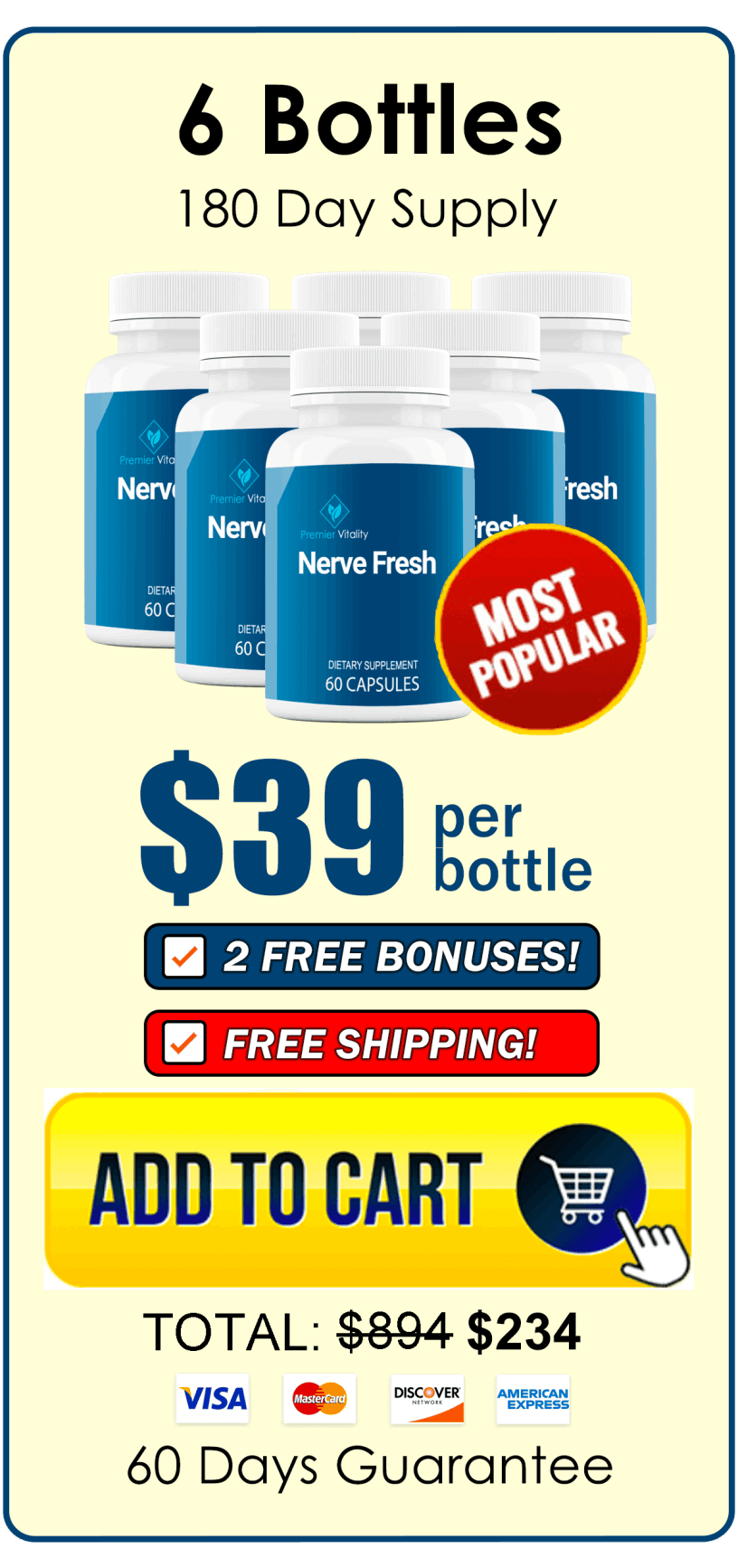 Buy Nerve Fresh 6 Bottles